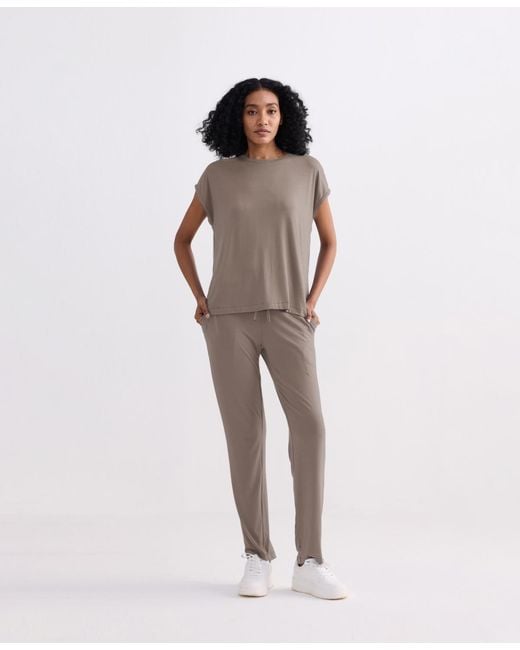 REISTOR Brown Relaxed Tee