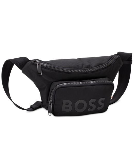 BOSS by HUGO BOSS Catch Solidcolor Tonallogo Waist Pack in Black for