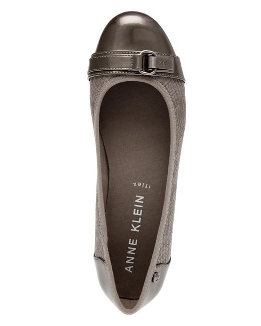 Anne Klein Brown Able Ballet Flats
