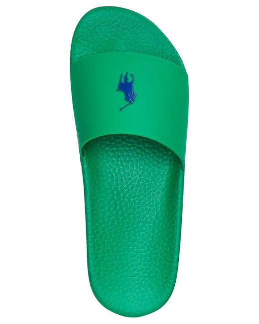Polo Ralph Lauren Green Signature Pony Slide Sandal for men