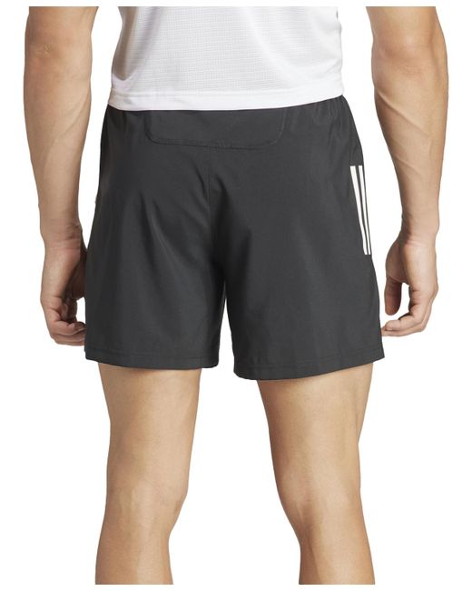 Adidas Black Own The Run Moisture-wicking Shorts for men