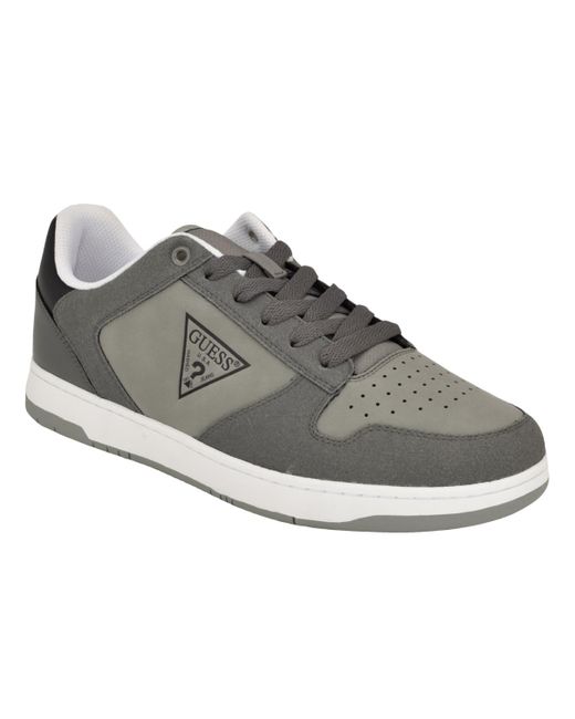 Guess Gray Tasko Low Top Lace Up Casual Sneakers for men