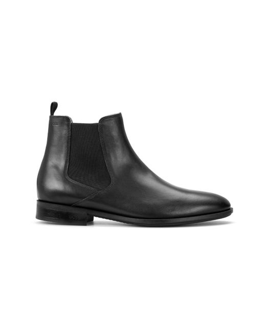 Boss Black Boss By Colby Leather Chelsea Slip On Boot for men
