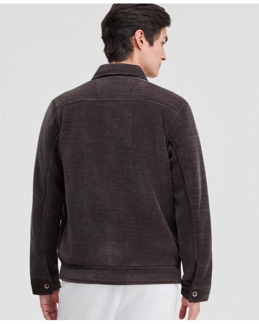 Tommy Bahama Black Sumner Ridge Long-sleeve Button-front Jacket for men