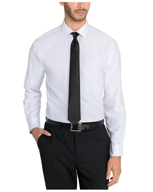 Calabrum Black Slim Solid Tie for men