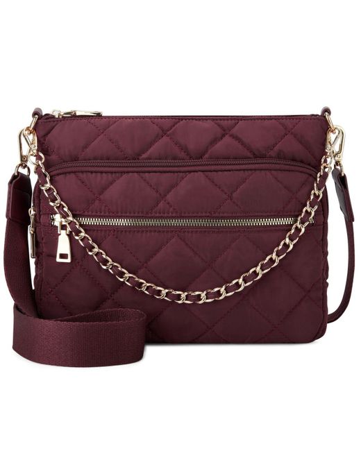 INC International Concepts Synthetic Margeauxx Quilted Crossbody