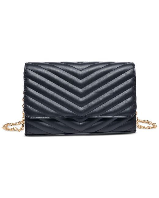 Urban Expressions Tamara Quilted Crossbody in Blue | Lyst