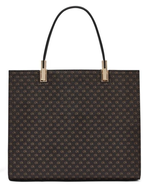 Calvin Klein Black Verne Small Satchel Bag