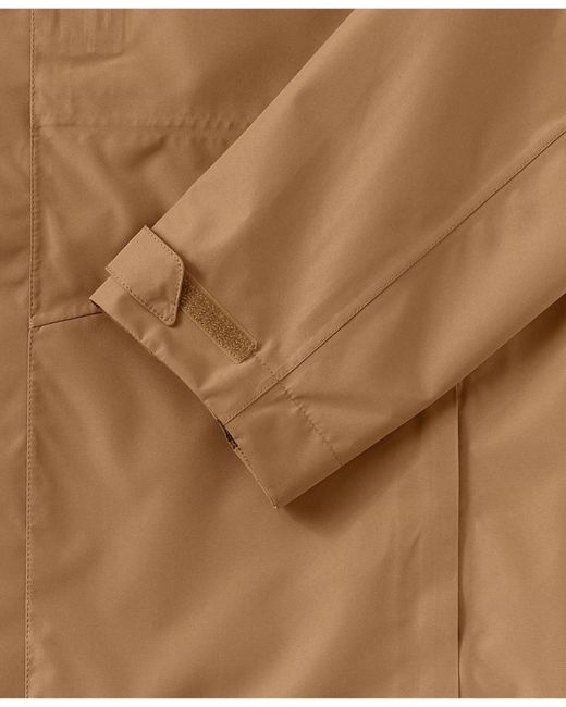 Lands' End Natural Squall Waterproof Packable Rain Jacket for men