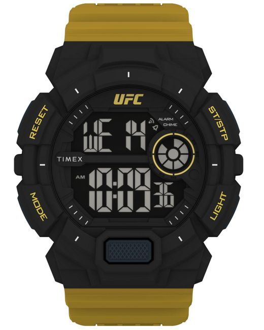 Timex Quartz Striker Resin Yellow Watch, 50mm in Black for Men Lyst