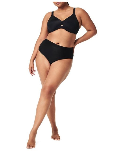Spanx Black Regular Waist Fall Bikini