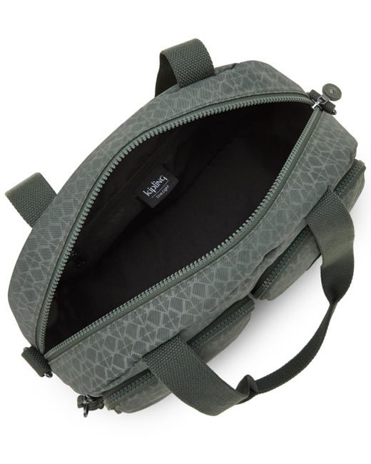 Kipling Black Cool Defea Nylon Medium Convertible Shoulder Bag
