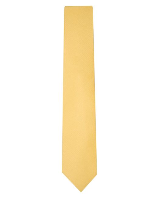 Club Room Yellow Solid Tie for men