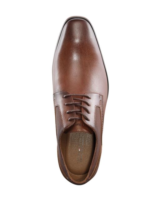 Tommy Hilfiger Brown Semaj Dress Lace Up Oxfords for men