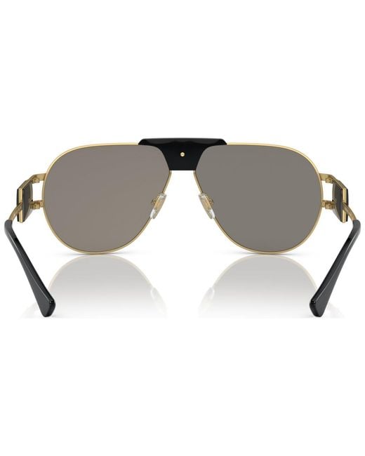 Versace Gray Sunglasses for men