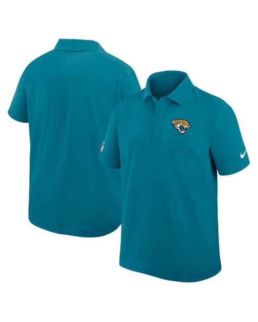 Nike Blue Jacksonville Jaguars Sideline City Pride Woven Performance Polo Shirt for men
