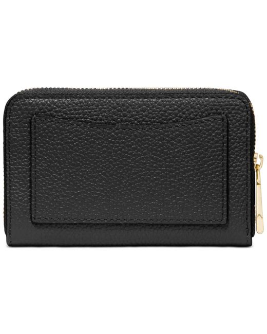 Michael Kors Black Michael Jet Set Small Zip Around Card Case