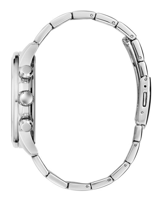Guess Gray Multi-function Stainless Steel Watch for men
