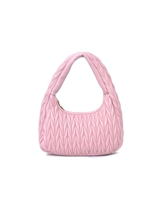 Urban Expressions Pink Helen Quilted Shoulder Bag
