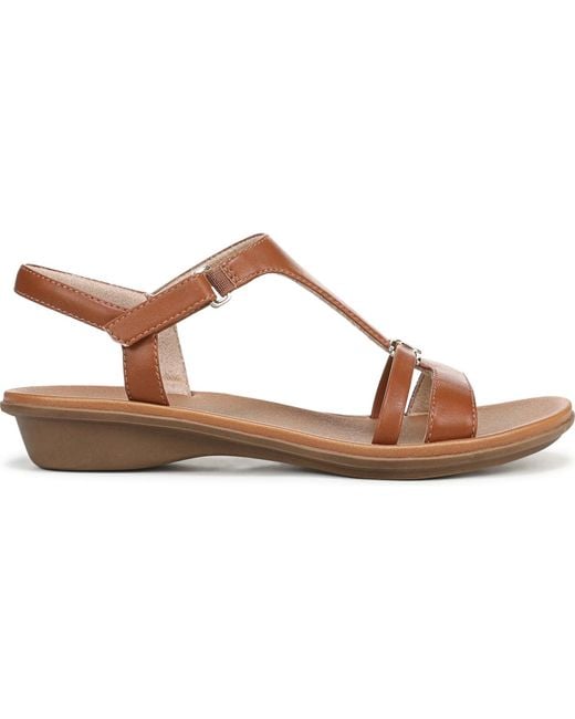 Naturalizer Brown Sofia Strappy Sandals