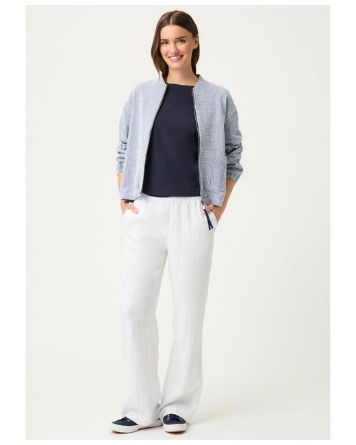 Olsen Blue Relaxed Solid T-shirt