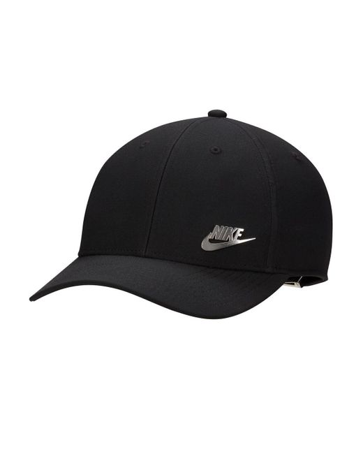 Nike Black Metal Futura Lifestyle Club Performance Adjustable Hat for men