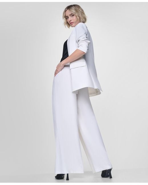 DKNY White Everyday One-button Blazer