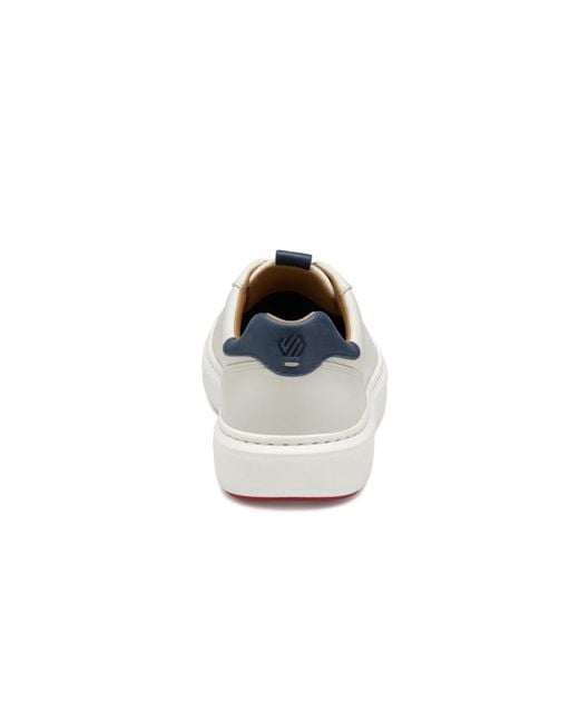 Johnston & Murphy White Anders Perforated U-throat Sneaker for men