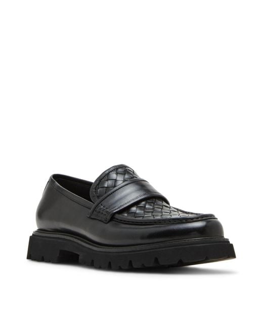 Steve Madden Black Sullivan Slip On Loafer for men