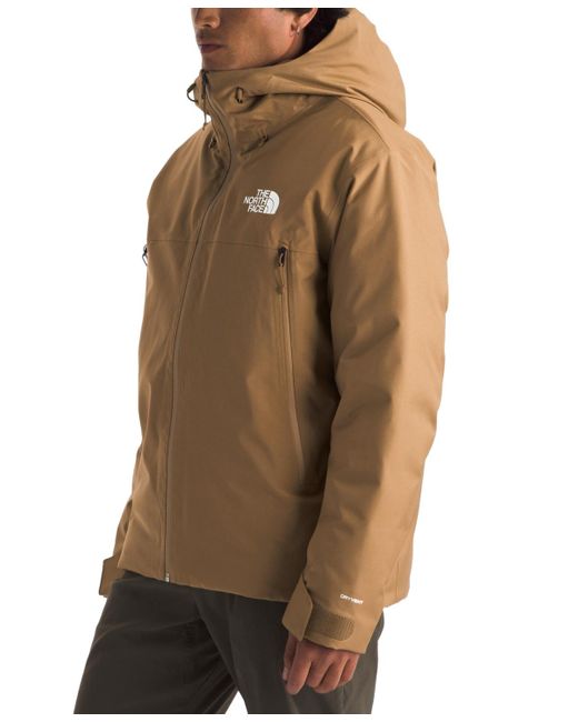 The North Face Brown Mountain Range Logo Down Jacket for men
