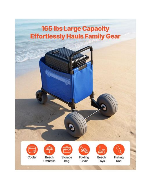 Mountaintop Blue Beach Cart