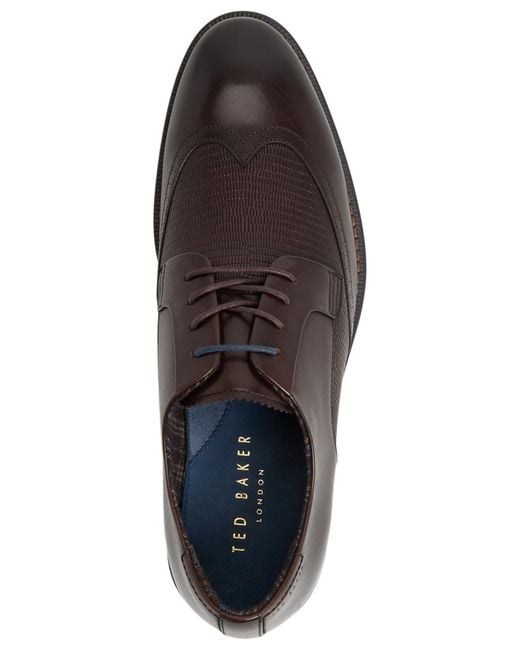 Ted Baker Black Hackney Lace Up Shoe for men