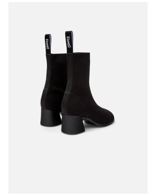 Camper Black Kora Technical Textile Medium Boot