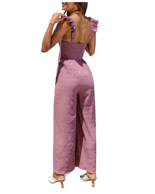 CUPSHE Pink Soft Focus Jumpsuit