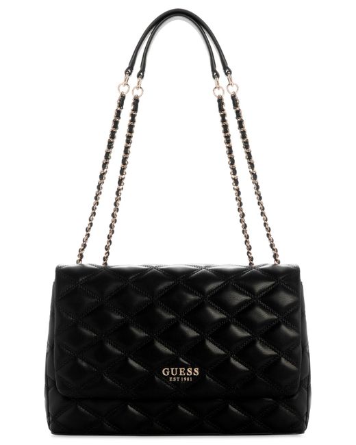 Guess Black Tamsin Large Convertible Crossbody