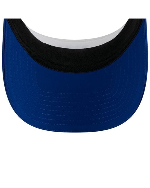 KTZ Blue White/royal New York Giants 2025 Nfl Training Camp Adjustable Visor Hat for men