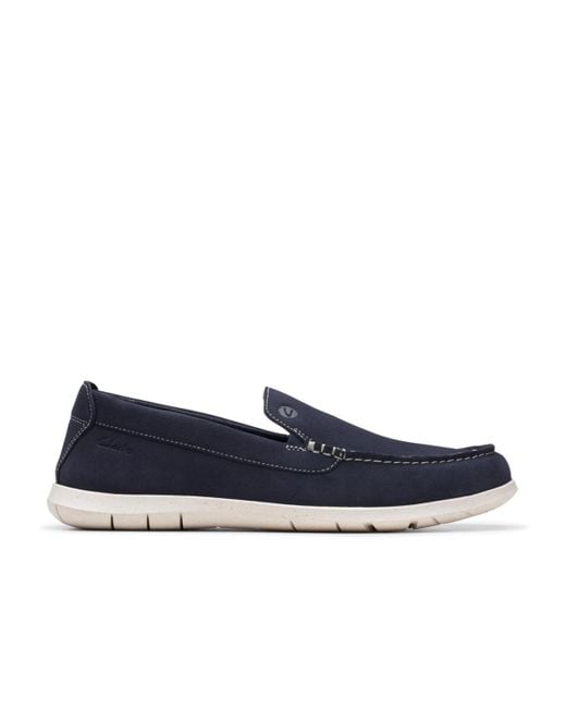 Clarks Blue Collection Flexway Step Slip On Shoes for men