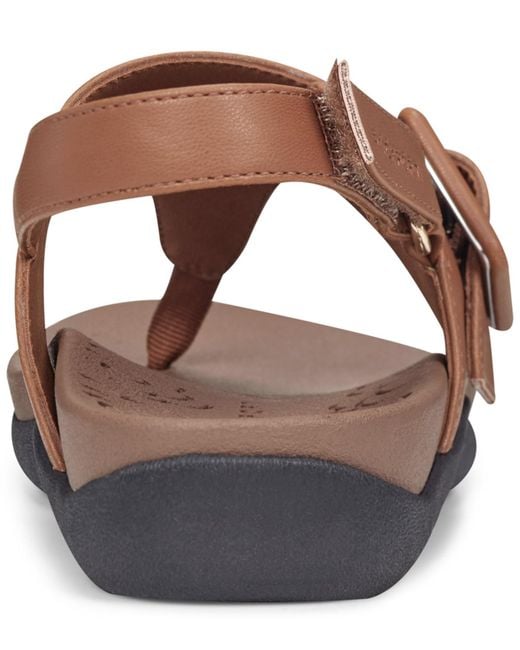 Rockport Brown Rora Flat Sandals