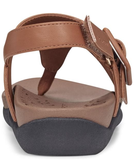 Rockport Brown Rora Flat Sandals