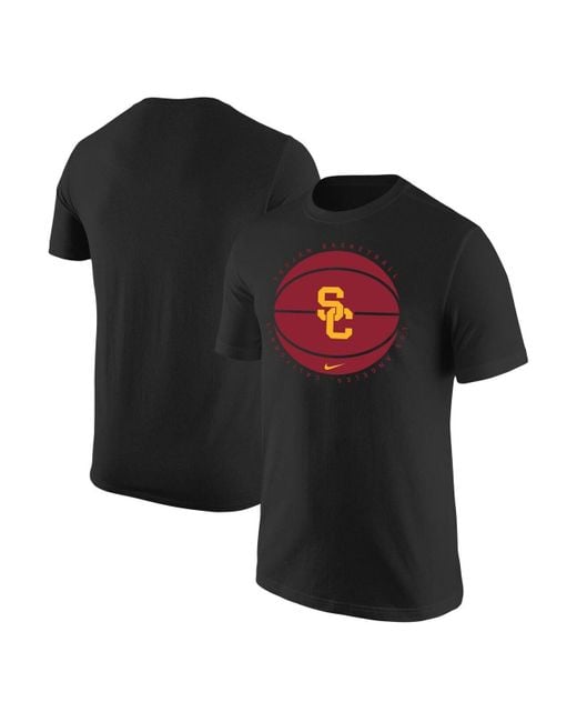 Nike Black Usc Trojans Basketball Logo Tshirt for Men Lyst