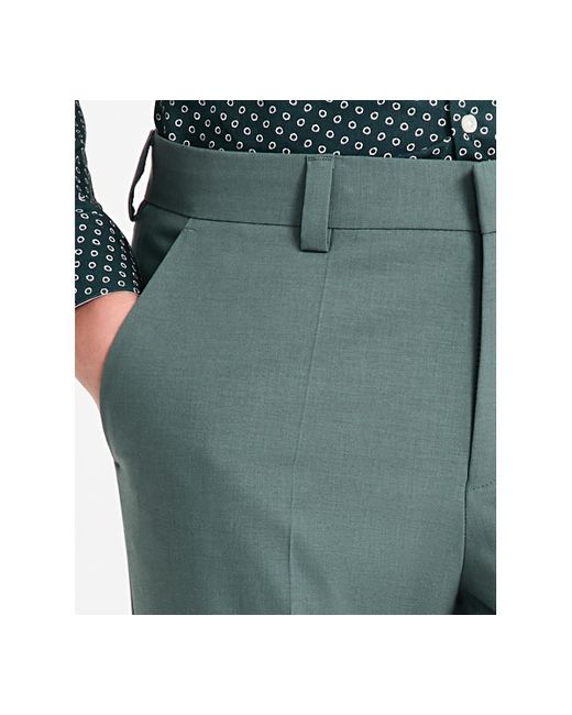 Boss Blue Hugo By Modern-fit Wool Blend Suit Pants for men