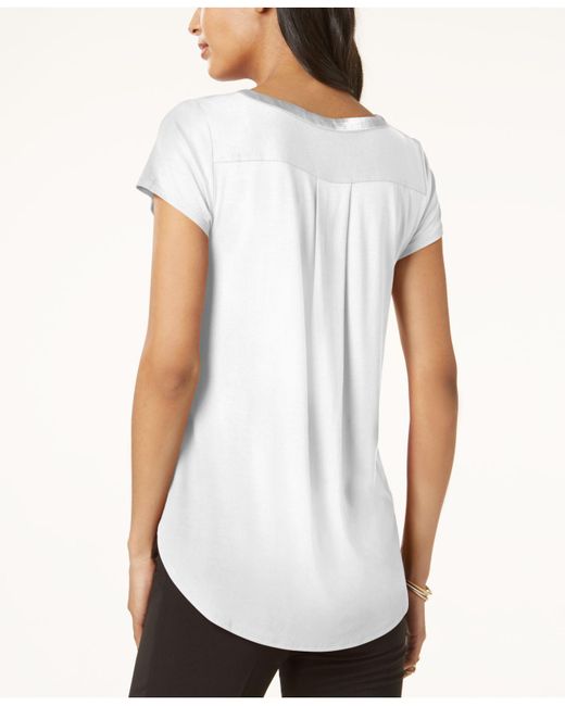 alfani short sleeve tops