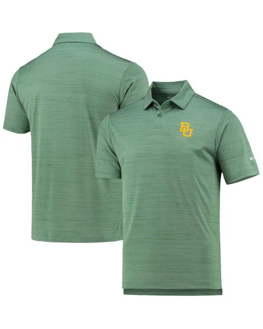 Columbia Synthetic Green Baylor Bears Team Logo Polo Shirt for Men | Lyst