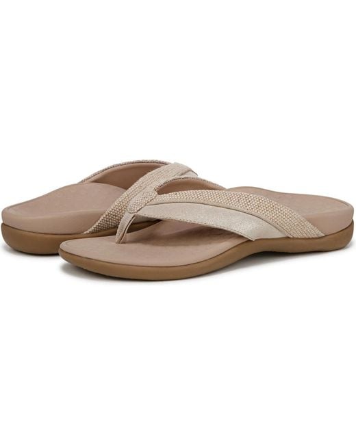 Vionic White Shore Thong Sandals