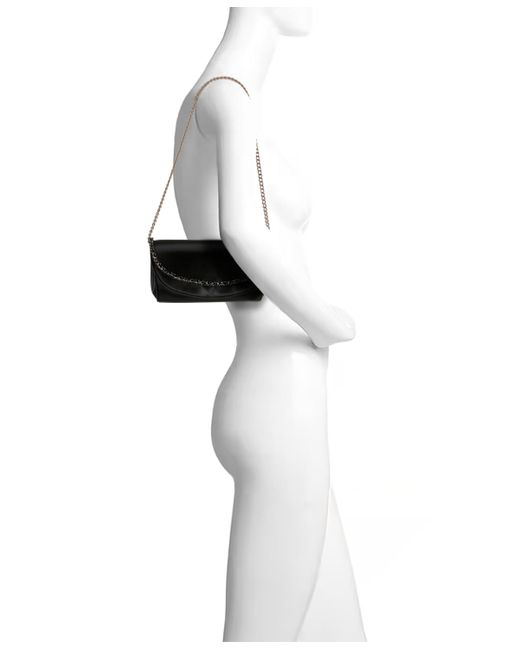 Badgley Mischka Black Woman's Talia Double Flap Clutch