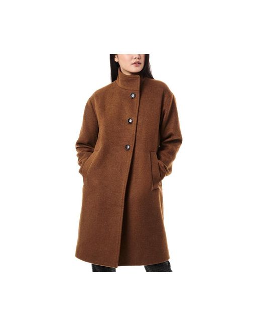 Bernardo Brown Wool Coat