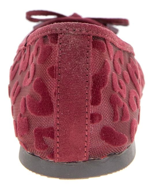 Kenneth Cole Red Elstree Mesh Ballet Flats
