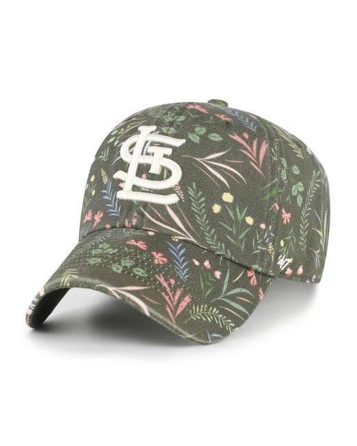 '47 Green St. Louis Cardinals Moss Verbena Clean Up Adjustable Hat