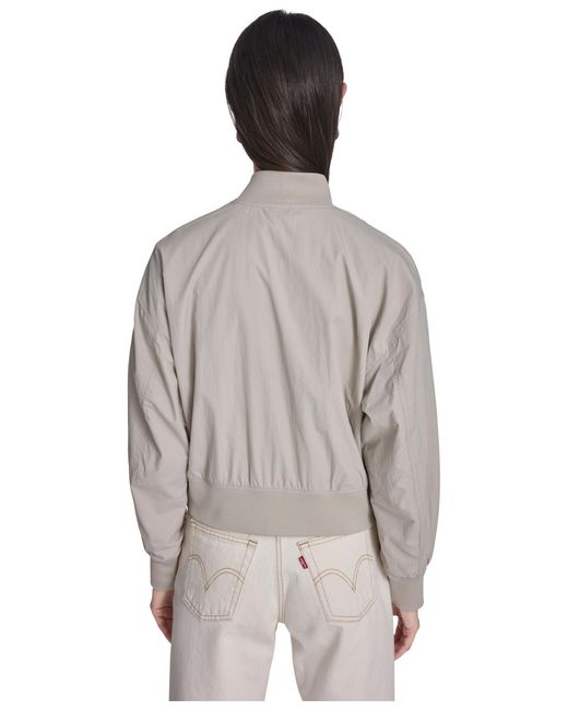 Levi's Gray Lightweight Bomber Jacket