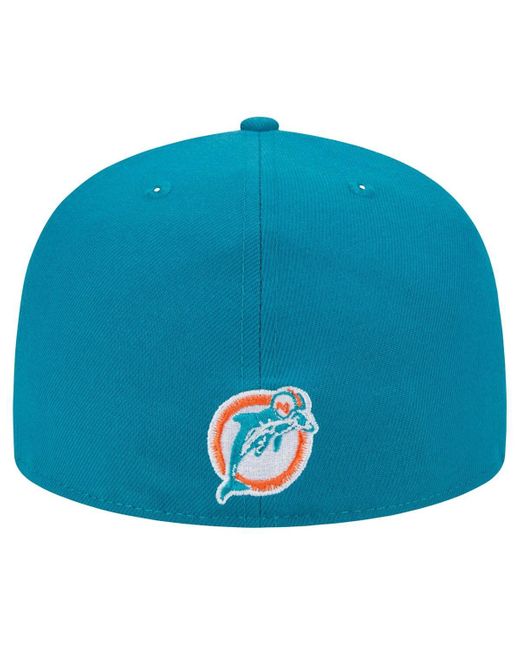 KTZ Blue Miami Dolphins City Originals 59fifty Fitted Hat for men